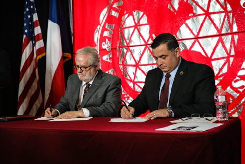 TAMIU-LPD MOU Signing