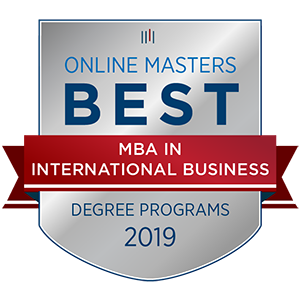 Seal for OnlineMasters.com MBA Award