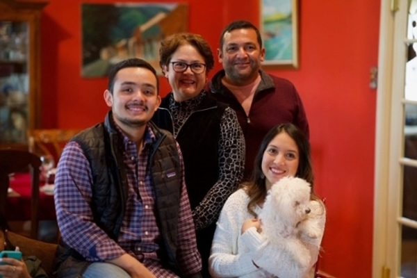 Dr. Viloria and her family