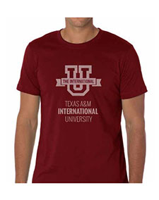 t-shirt with the TAMIU logo and University name