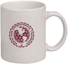 Inappropriate use of the University seal on a coffee cup