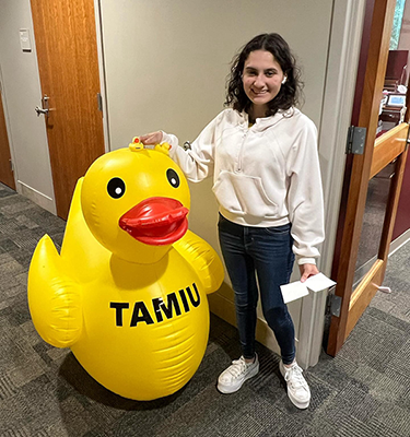 Duck Found by Public Relations Office