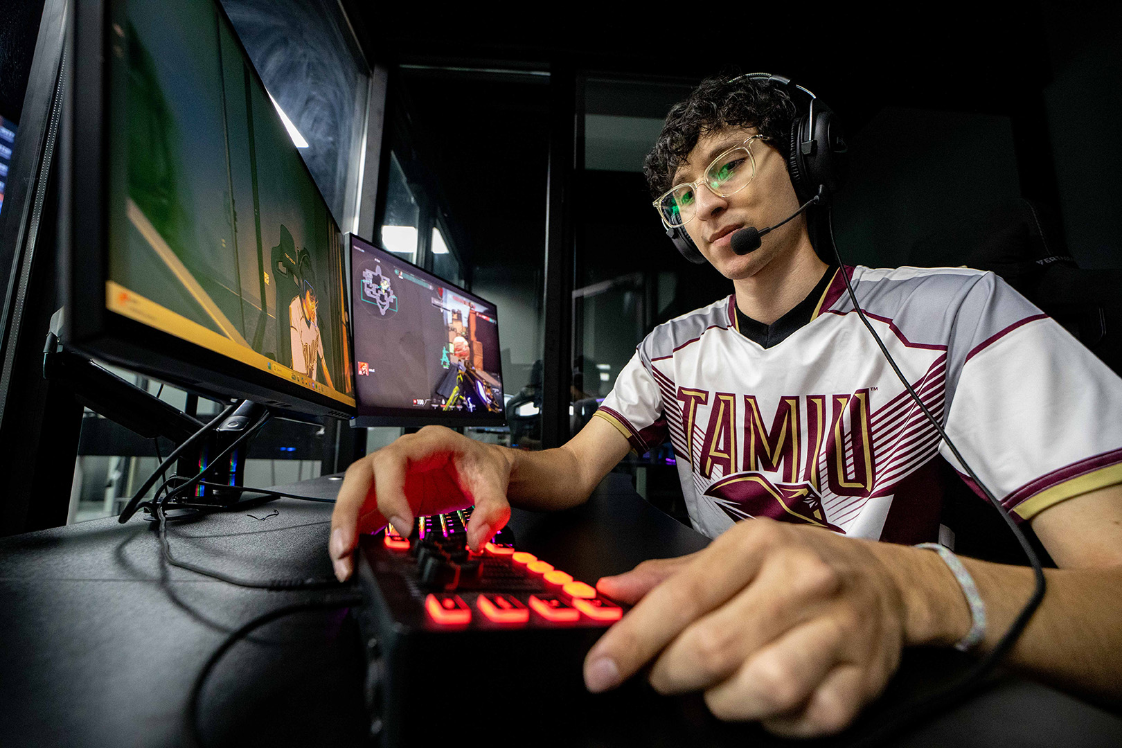 Esports Member Using Keyboard