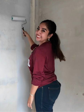 Alejandra Flores Service Abroad Painting 