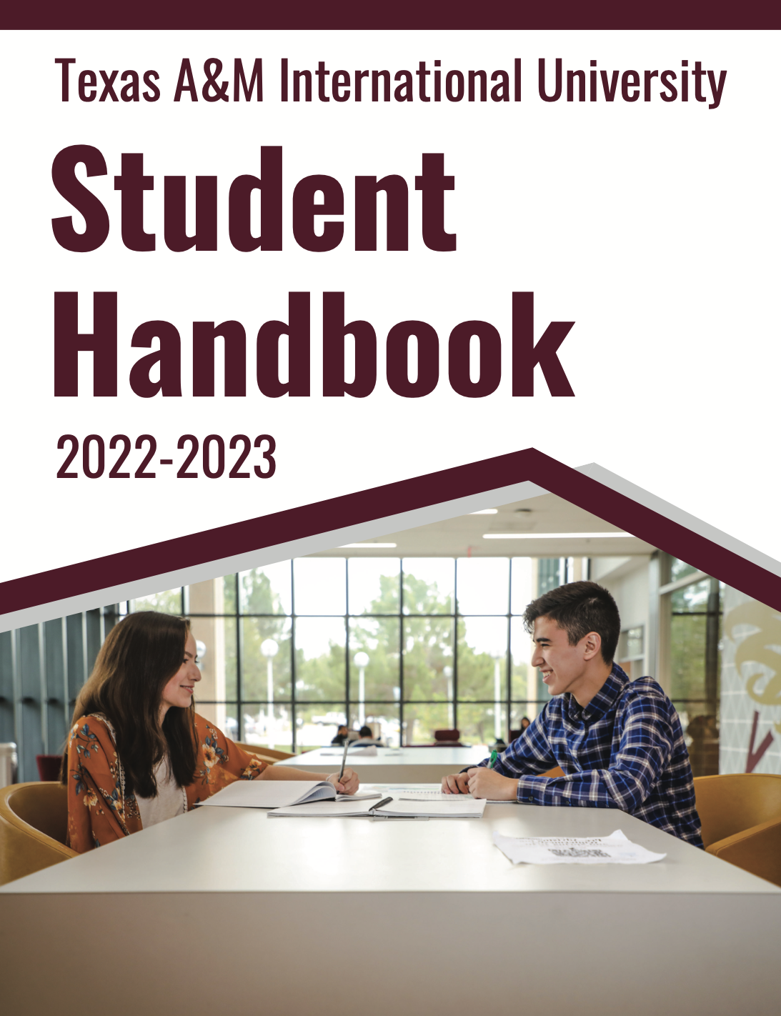 TAMIU Student Handbook Front Cover 2022-2023