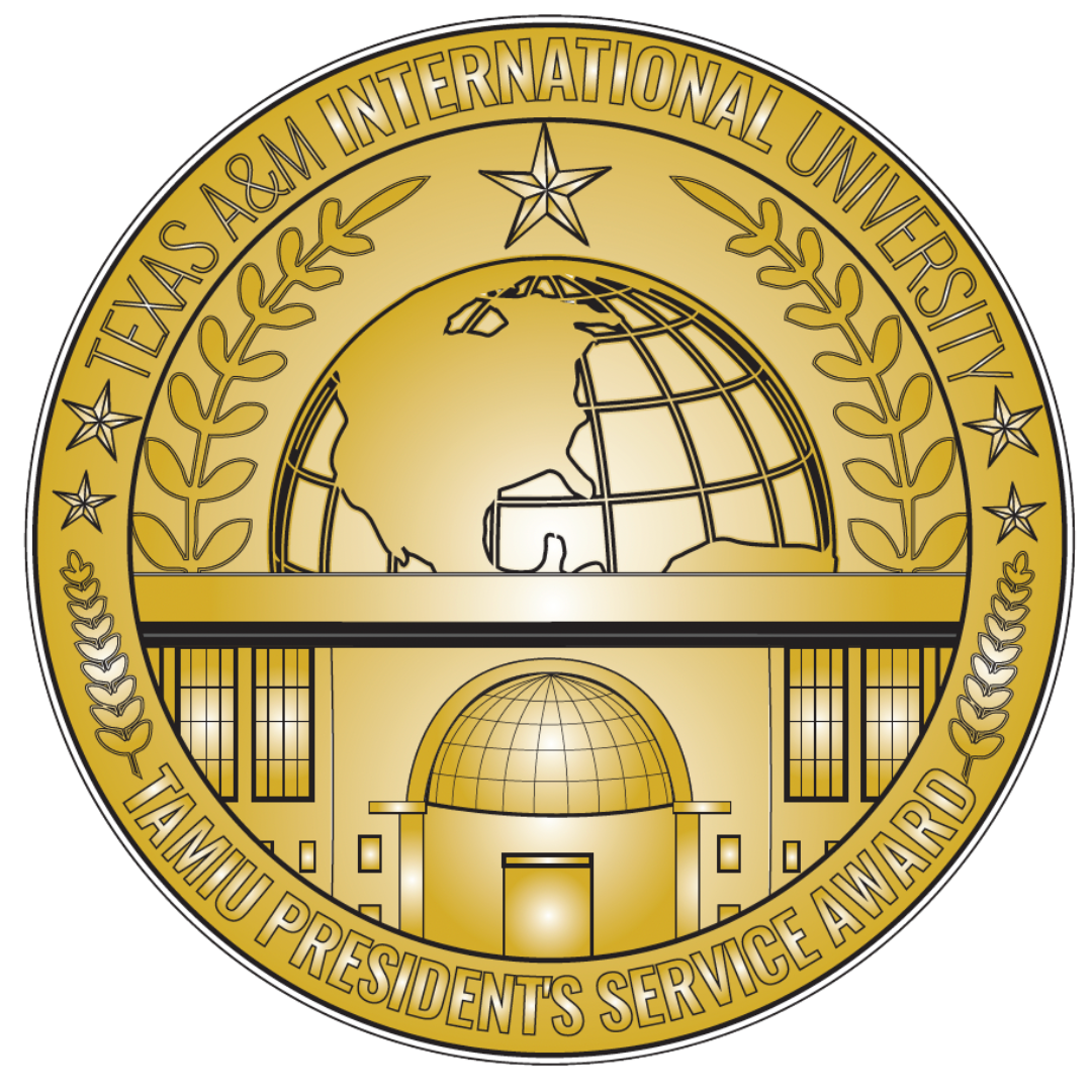 TAMIU President's Service Award Medal