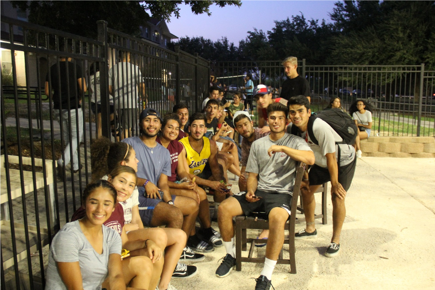 Student Athletes during Welcome Week at TAMIU