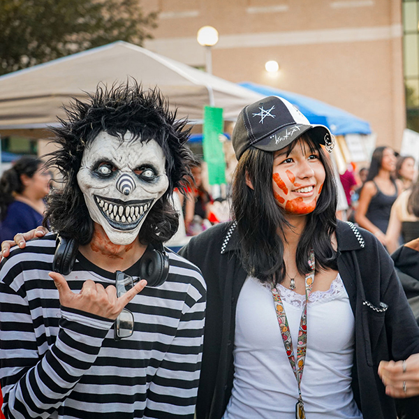 Students in Costumes